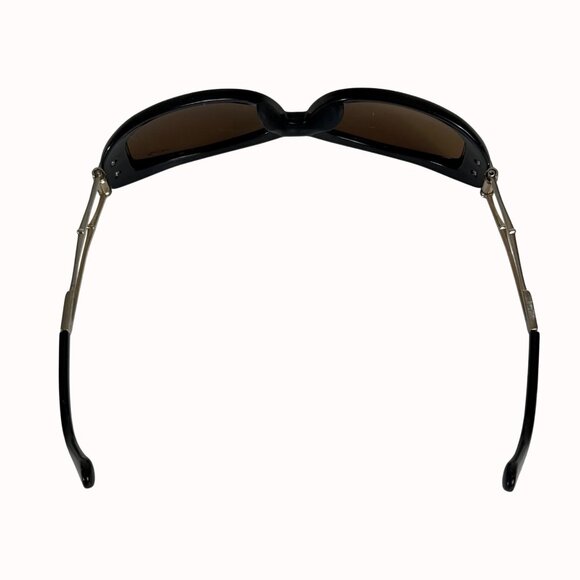 Maui Jim Womens Alana Sunglasses Polarized Brown Lenses Gold Tone Temple Arms - Picture 6 of 12